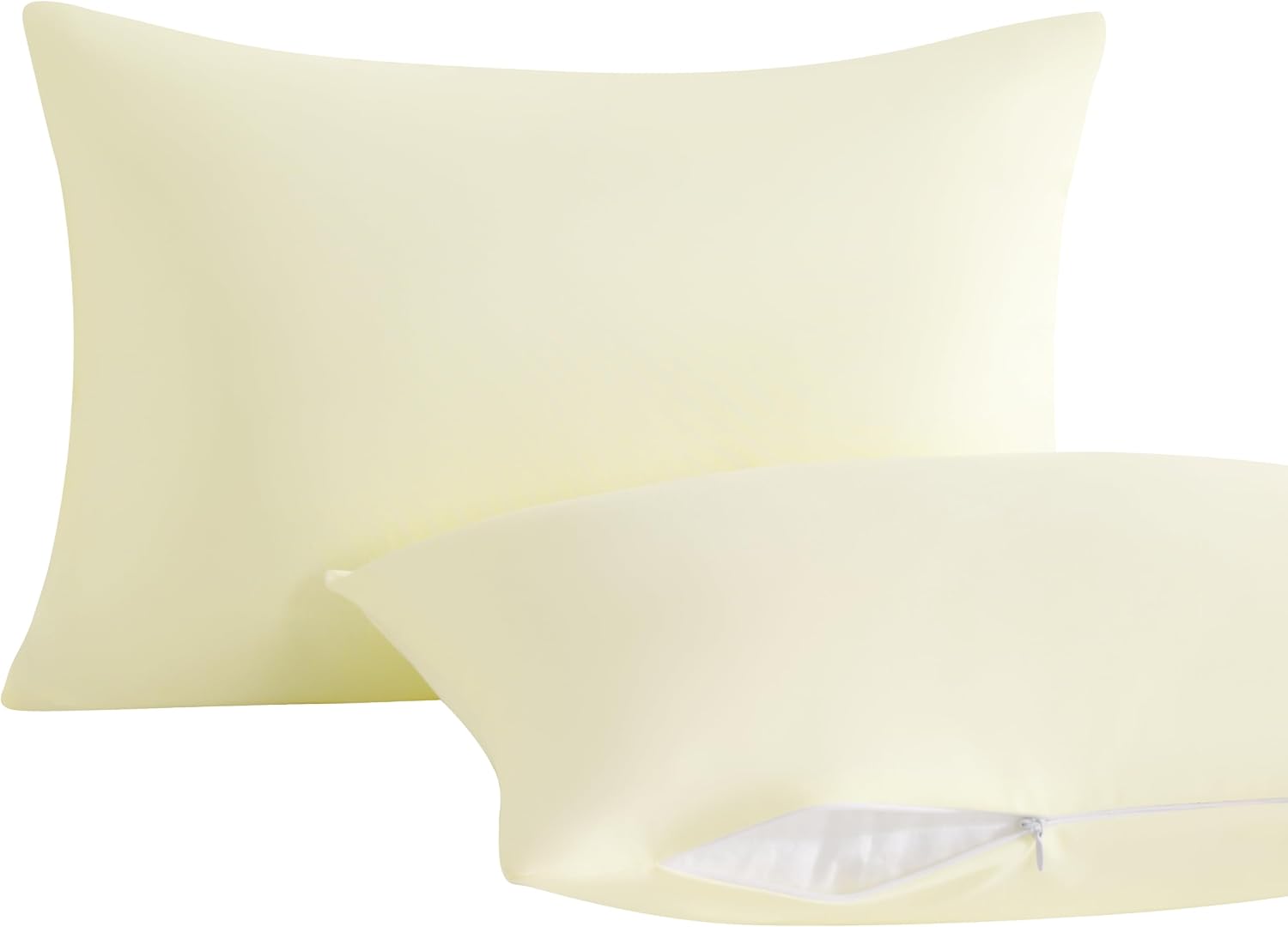 Ntbay 2 Pack Toddler Pillows with Pillowcases, Soft Cotton Down Alternative 13x18 with Microfiber Zippered Pillowcases for Sleeping - Machi…