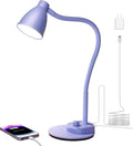 BOHON LED Desk Lamp with USB Charging Port, 3 Color Modes Fully Dimmable Reading Lamp, Auto Dimming Task Lamp, Flexible Neck Table Light…