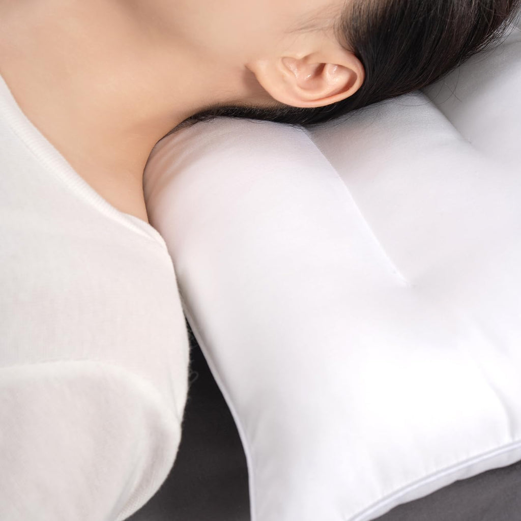 Pozino Flat Thin Pillows for Sleeping - Queen Size 1 Pack Bed Pillows for Side Back Stomach Sleepers,2.5 inch Height Ultra Low Pillows…