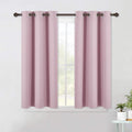NICETOWN Blackout Curtain Panels for Girls Room, Nursery Essential Thermal Insulated Solid Grommet Top Blackout Drapes (Baby…