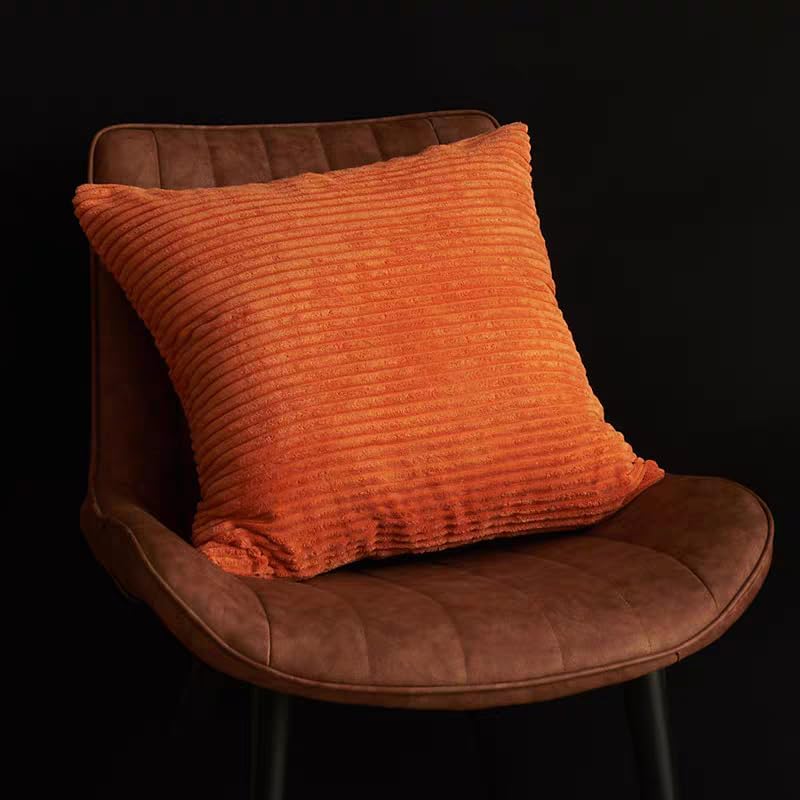 Square Corduroy Pillow Heaboard Decorative Throw Pillows with Insert for Sitting Up in Bed Backrest Body Support Sofa Daybed Dorm Bedroom…