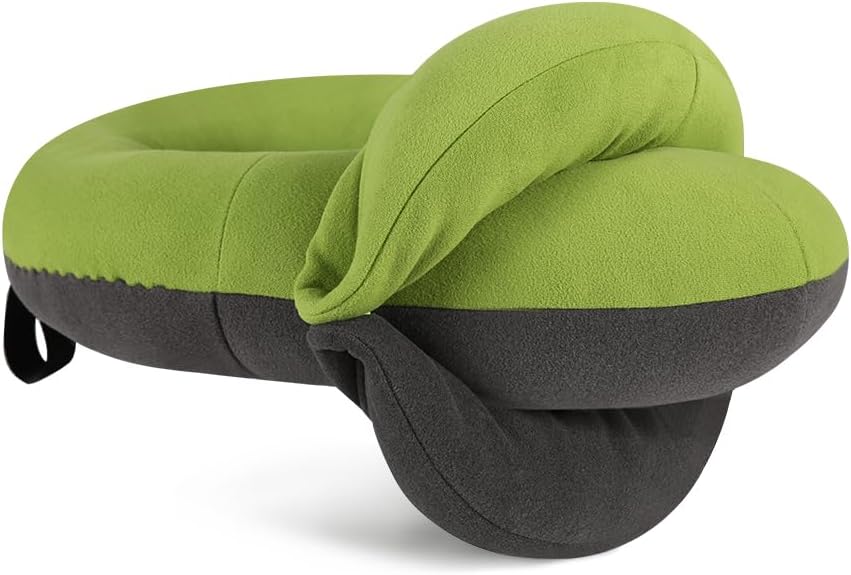BUYUE Kids Travel Pillows for Airplane, Memory Foam 360° Head Support Sleeping Essentials for Long Flight, Skin-Friendly Soft Neck Pillow…