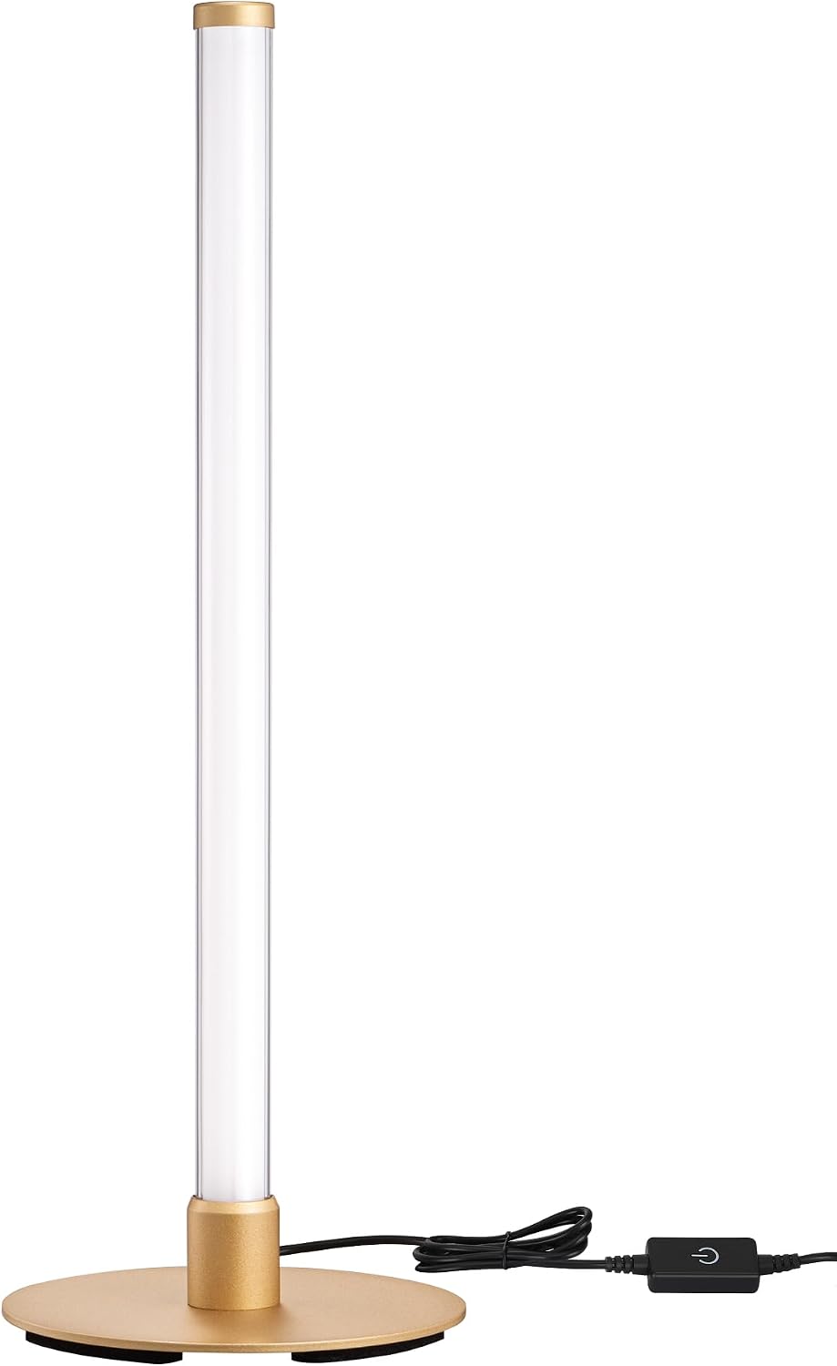 Edishine Modern Table Lamp, LED Bedside Lamp with 360° Illumination, Stepless Dimming & 3 Color Temperature, Nightstand Lamp for Bedro…