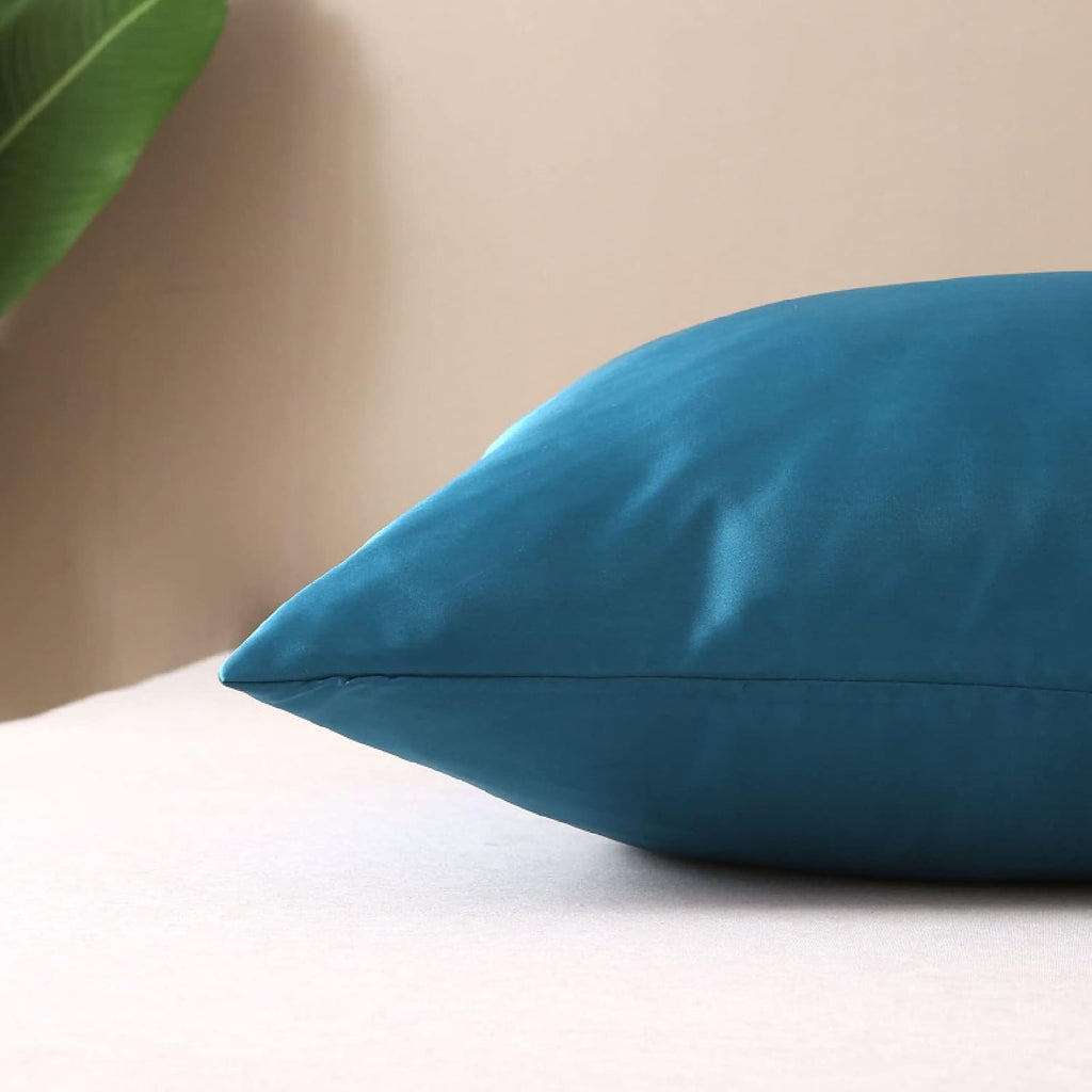 Lcbd Satin Body Pillow Case for Hair and Skin, Teal Silk Satin Body Pillowcase Cover, 20x54 Body Cooling Pillow Cover with Envelope Closure…