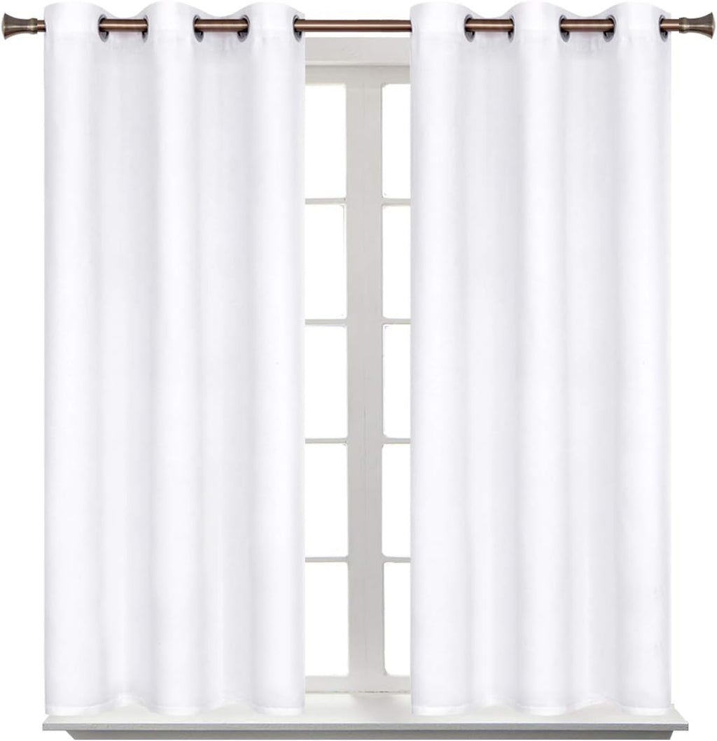 BGment Room Darkening Curtains 54 Inches Long - Grommet Thermal Insulated Drapes Window Treatment Curtains for Bedroom, 2 Panels, 38 x 54 I…