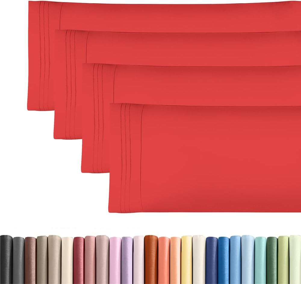 Body Pillowcases Set of 4-20x54 Long Body Pillow Case - Soft Body Pillow Cover for Sleeping & Side Sleepers - Comfy, Cozy Breathable &…