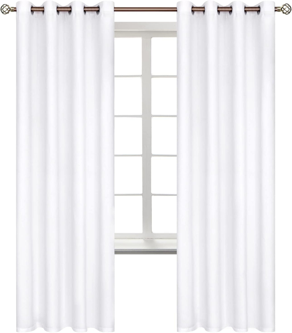 BGment Room Darkening Curtains 72 Inches Long - Grommet Thermal Insulated Drapes Window Treatment Curtains for Bedroom, 2 Panels, 52 x 72 I…