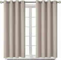 BGment Room Darkening Curtains 54 Inches Long - Grommet Thermal Insulated Drapes Window Treatment Curtains for Bedroom, 2 Panels, 52 x 54 I…