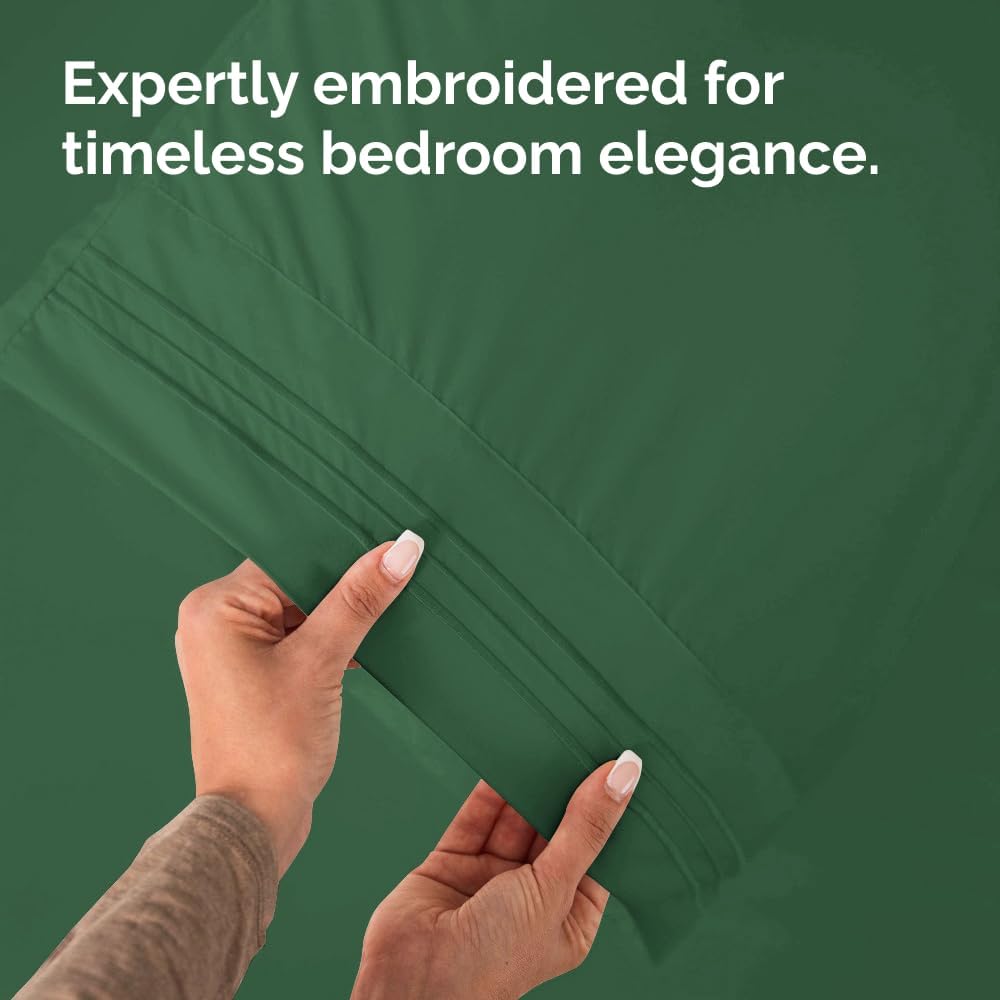 Standard Pillow Cases Set of 4 - Ultra Soft Hotel Quality Pillowcase Covers - Comfy Bedding for Women, Men, Kids & Teens - Machine…