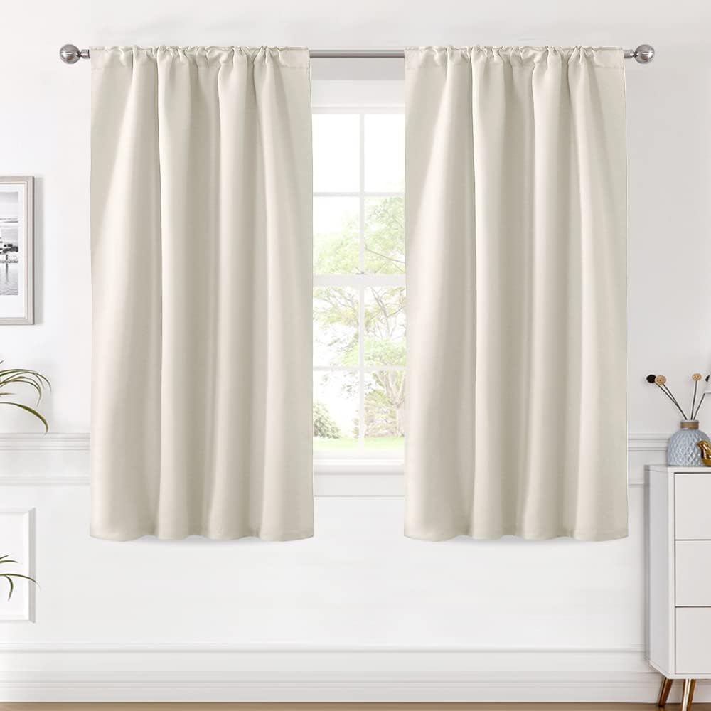 H.VERSAILTEX Light Reducing Curtains Thermal Insulated Window Treatment Panels Room Darkening Privacy Assured Drapes for Living…
