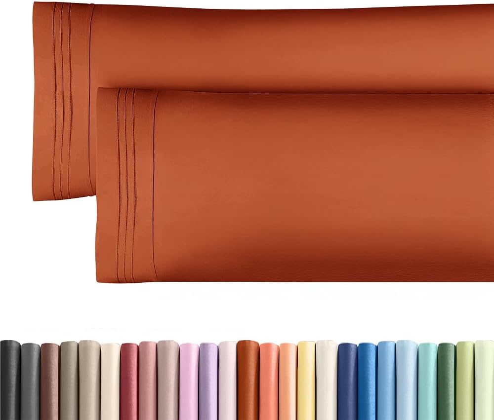 Body Pillowcases Set of 2-20x54 Long Body Pillow Case - Soft Body Pillow Cover for Sleeping & Side Sleepers - Comfy, Breathable & Wrinkle…
