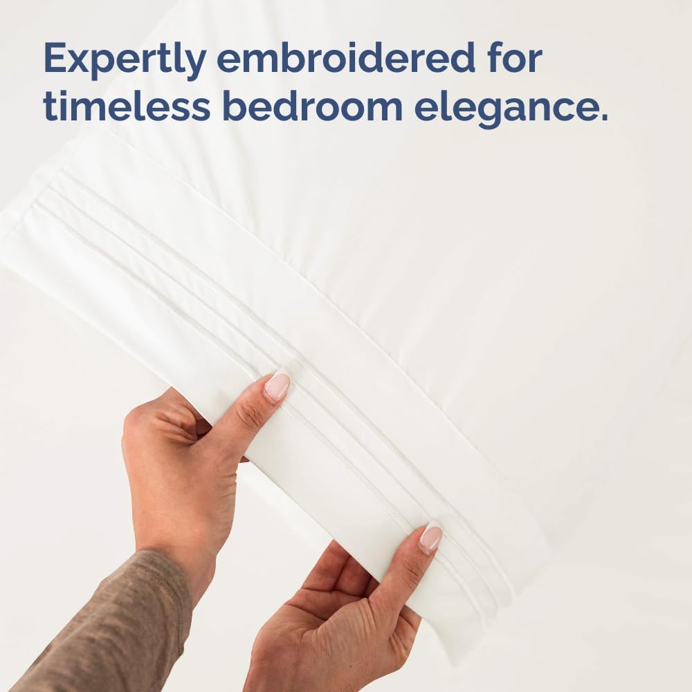 King Pillow Cases Set of 6 - Ultra Soft Hotel Quality Pillowcase Covers - Comfy, Cozy & Wrinkle Free - Shrink, Stain & Fade Resistant…