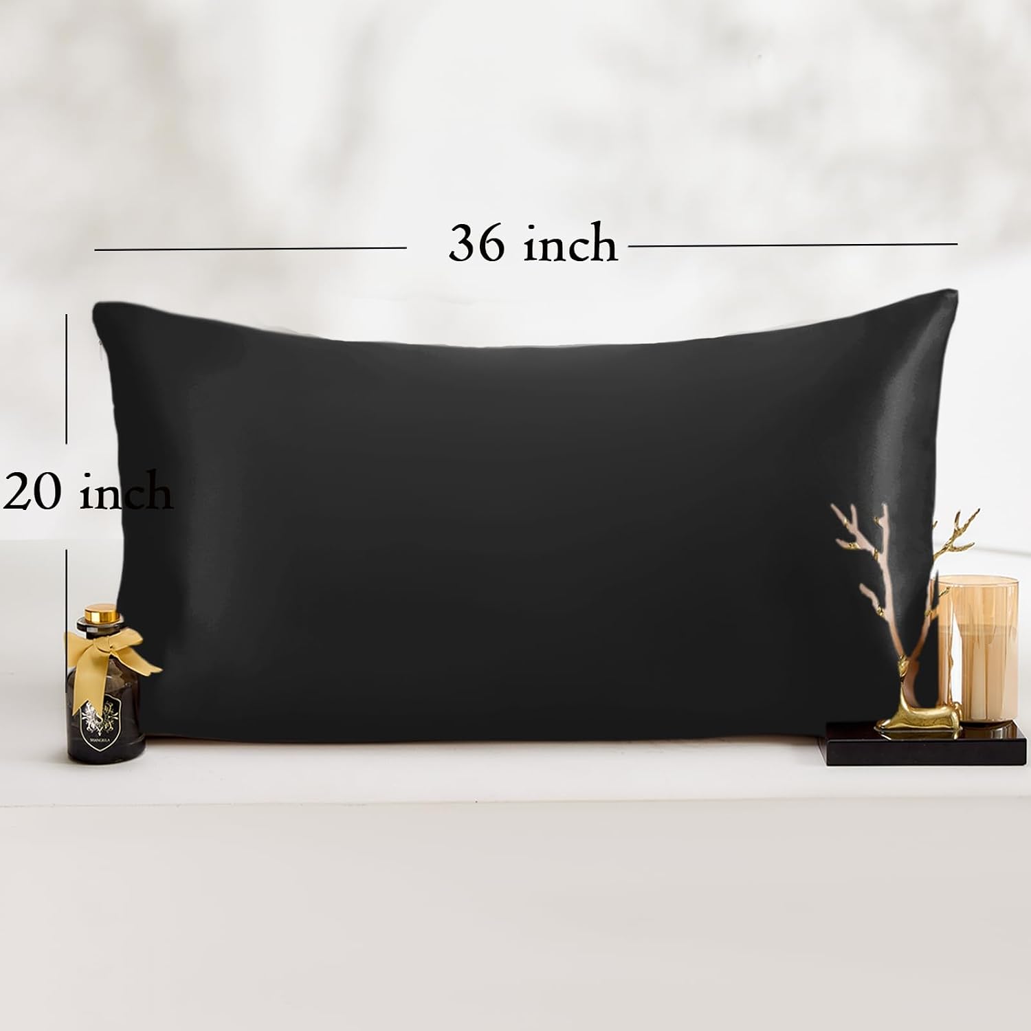 Vielit King Satin Pillowcase for Hair 2pc, Similar to Silk Pillow Cases, Easier comfort Than Silk Pillowcase Gifts for Women…