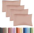 Standard Pillow Cases Set of 4 - Ultra Soft Hotel Quality Pillowcase Covers - Comfy Cozy Bedding for Women, Men, Kids & Teens - Machine…