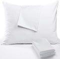 NiagaraSleepSolution Niagara 4 Pack Pillow Protectors Standard 20x26 Inches Ultra Fresh Treated 100% Cotton Non Crinkle Quiet…