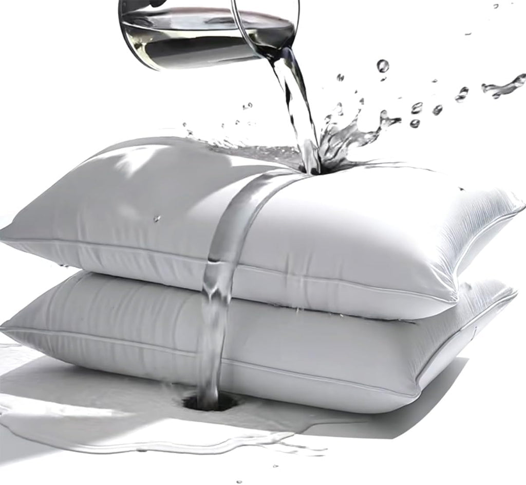 Waterproof Pillow Protectors King 20x38 Inches 10 Pack with Zipper Dust Proof Moisture Proof Sweat Proof Pillow Case Cover Protector Soft…