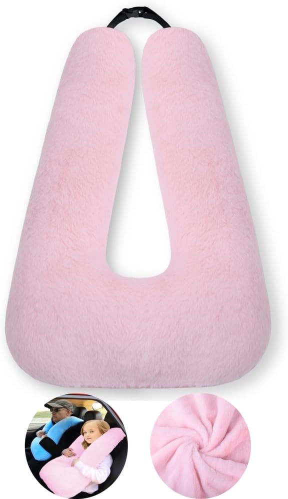 FHSGGP Travel Pillow Cushion for The Back Seat of Car Car Pillow for Kids A Sleeping Artifact Suitable for Long-Distance Travel of Adults…