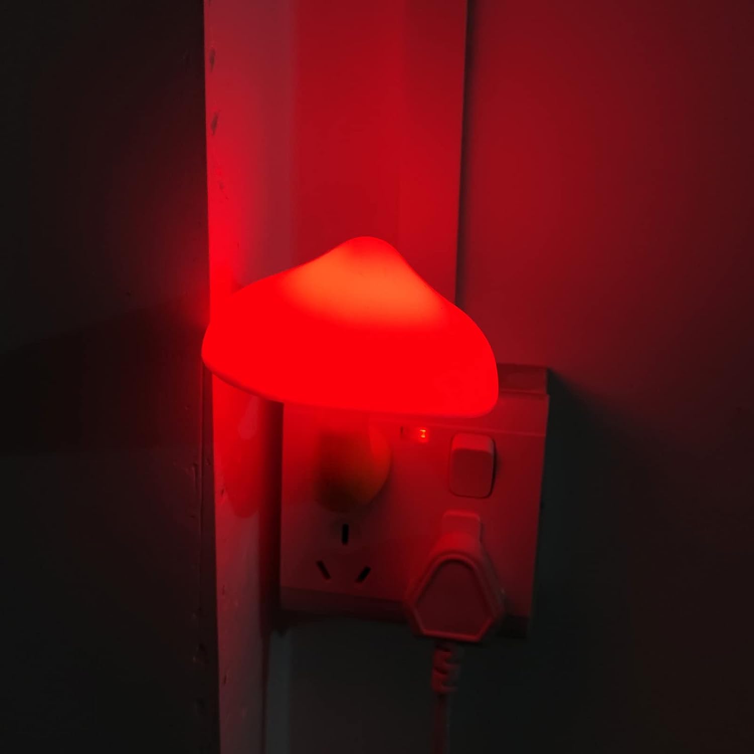 AUSAYE 5 Pack Sensor LED Night Lights Plug in Lamp Mushroom Light for Adults Kids NightLight…