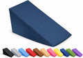 MoonRest ® Bed Wedge Cover Pillow case Protector with Easy On/Off Zipper, Breathable & Machine Washable (24" X 24" X 10", Navy) Cotton