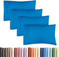 Standard Pillow Cases Set of 4 - Ultra Soft Hotel Quality Pillowcase Covers - Comfy Bedding for Women, Men, Kids & Teens - Machine…