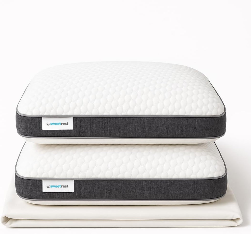 Queen Size Pillows – Pack of 2 – Memory Foam Bed Pillows 28” x 16” x 5.2” – Orthopedic Support with Washable Cover – Hypoallergenic –…