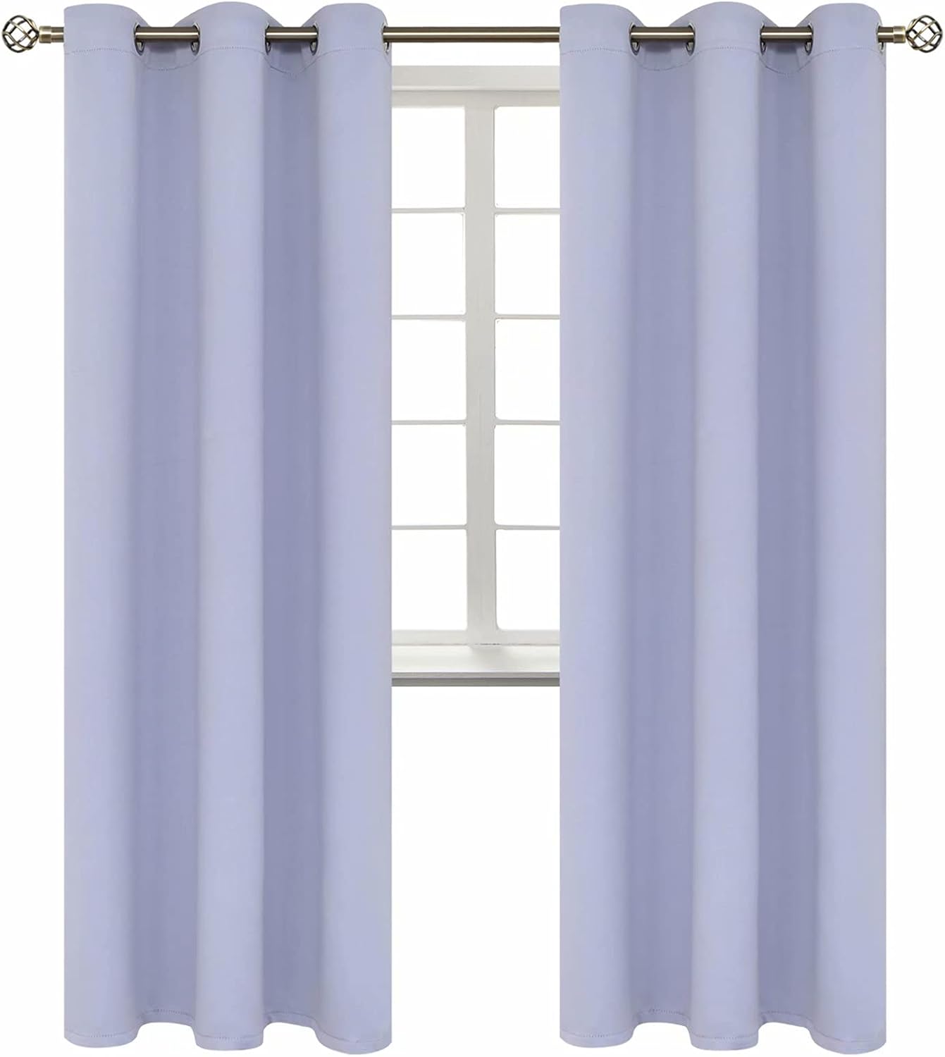 BGment Room Darkening Curtains 84 Inches Long - Grommet Thermal Insulated Drapes Window Treatment Curtains for Bedroom, 2 Panels, 42 x 84 I…