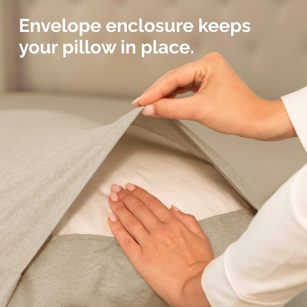 King Pillow Cases Set of 4 - Ultra Soft Hotel Quality Pillowcase Covers - Comfy, Cozy & Wrinkle Free - Shrinkage and Fade Resistant…
