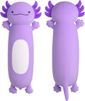 Dalmao 22 inch Cute Giant Purple Axolotl Plush Soft Body Pillow, Large Squishy Plushies Axolotl Stuffed Animals Toy, Gifts for Kids Boys Gi…