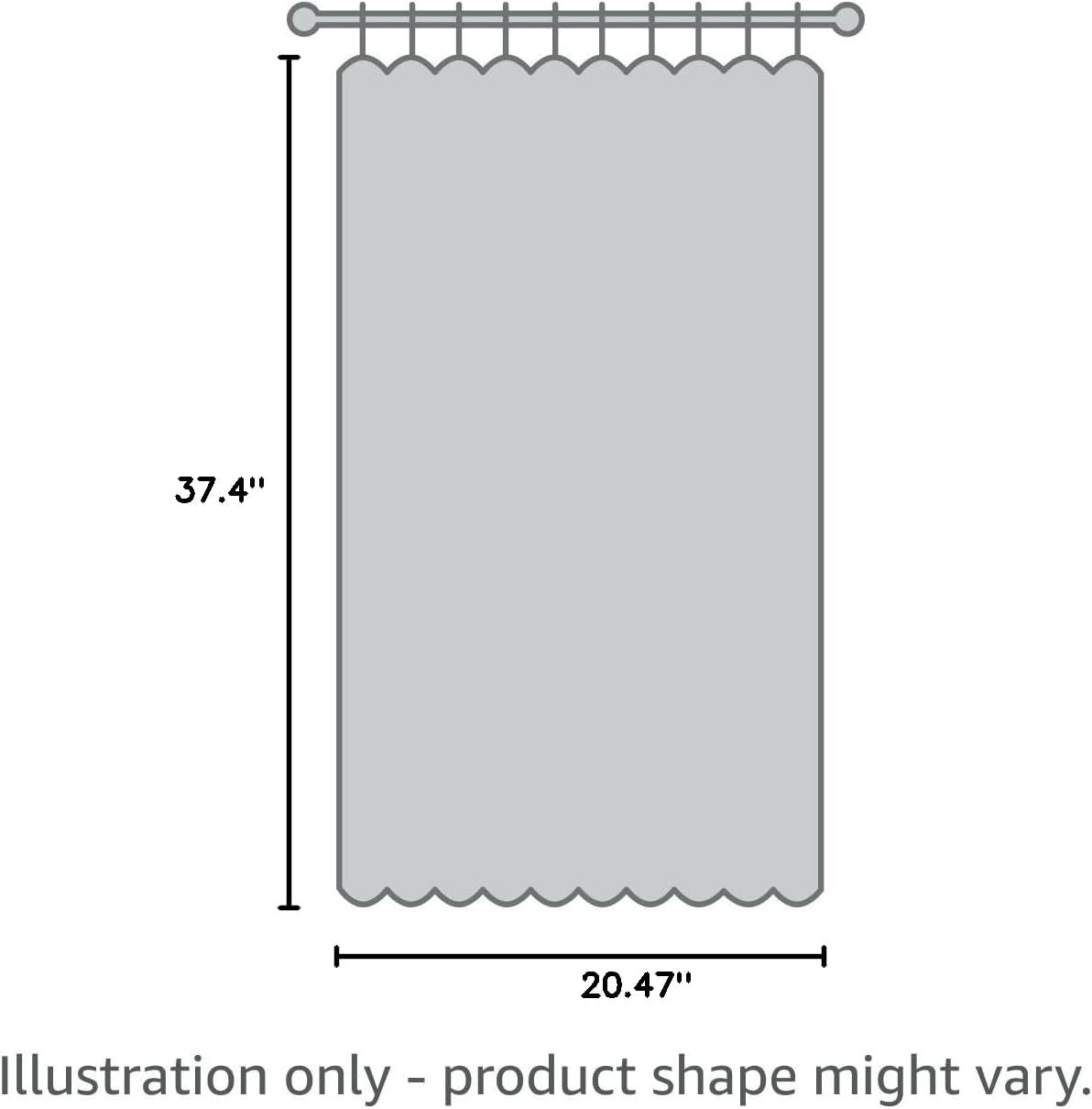 Rybhome RYB HOME Noise - Blackout - Thermal Insulated Curtains for High Ceiling Window Decoration, 3 Layers Notoxic Detachable Felt Liner f…