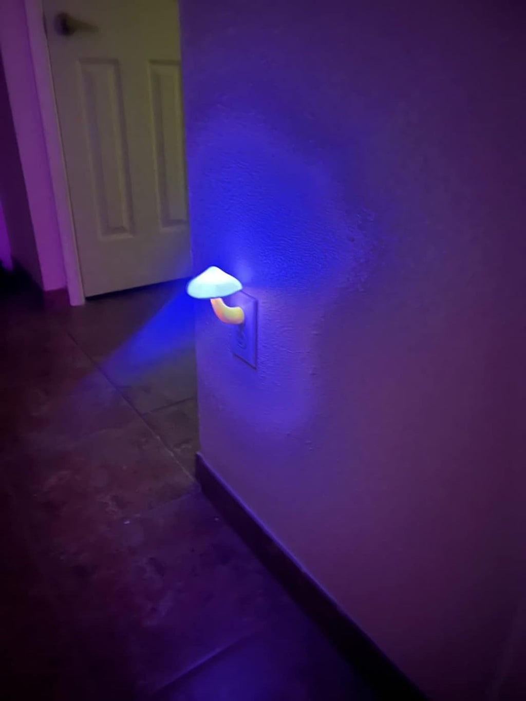 AUSAYE 2Pack Sensor LED Night Light Plug in Lamp Mushroom Nightlight Cute Night Lights for Adults Kids Bedroom…