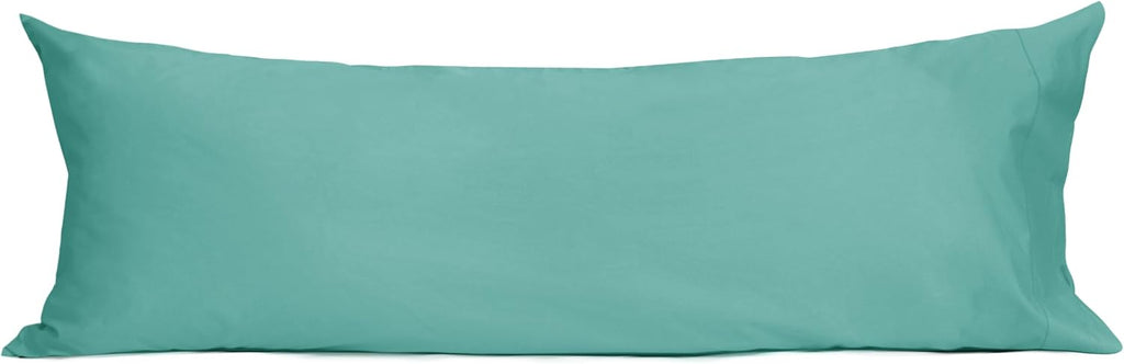 Sunflower Body Pillowcase 100% Cotton Long Pillow Cover/Case Envelope Closure 1 Pack, 20×54 inches Lagoon, Soft and Breathable
