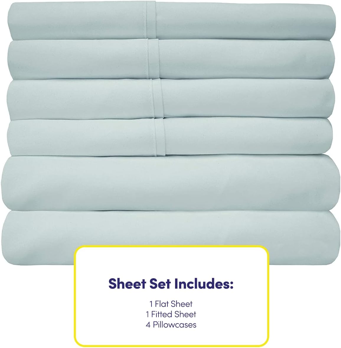 Queen Sheets Blue Porclain - 6 Piece 1500 Supreme Collection Fine Brushed Microfiber Deep Pocket Queen Sheet Set Bedding - 2 Extra Pillow…
