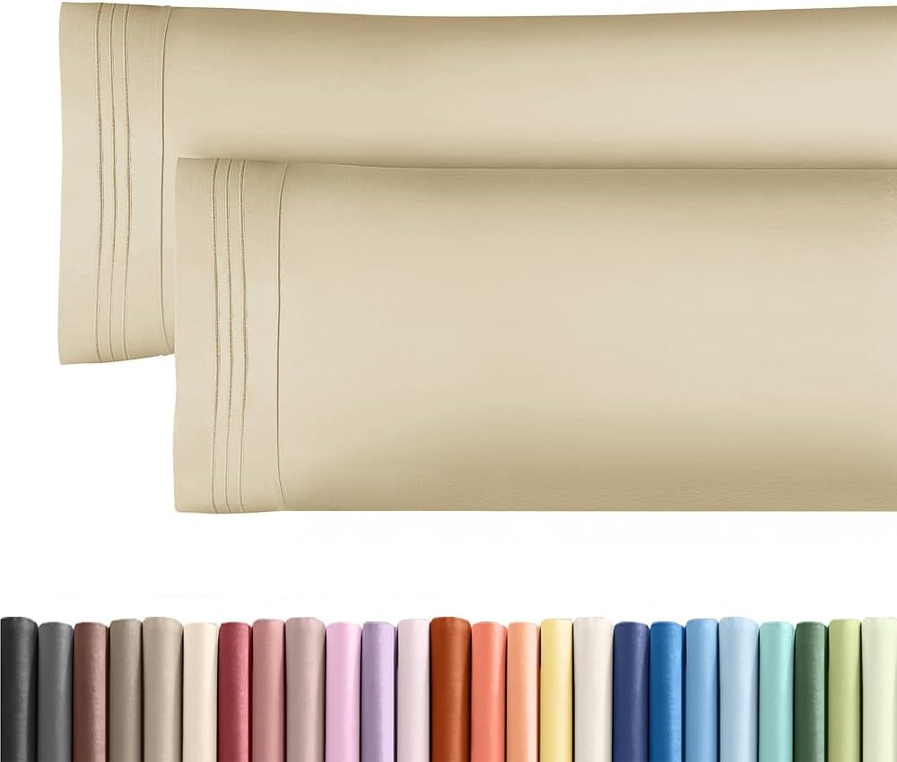 Body Pillowcases Set of 2-20x54 Long Body Pillow Case - Soft Body Pillow Cover for Sleeping & Side Sleepers - Comfy, Breathable, Wrinkle…