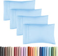 Standard Pillow Cases Set of 4 - Ultra Soft Hotel Quality Pillowcase Covers - Comfy Bedding for Women, Men, Kids & Teens - Machine…