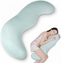 Body Pillows for Adults, Full Body Pillow for Side Sleepers, Long Body Pillow for Bed, Pea Pod Shape Long Pillow for Pregnancy Sleeping…
