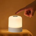 Portable Baby Night Light, 3 Color Egg Lights for Nursery, 2400mAh, Small Rechargeable LED Lamp, Dimmable Touch Nightlight for Newborn…