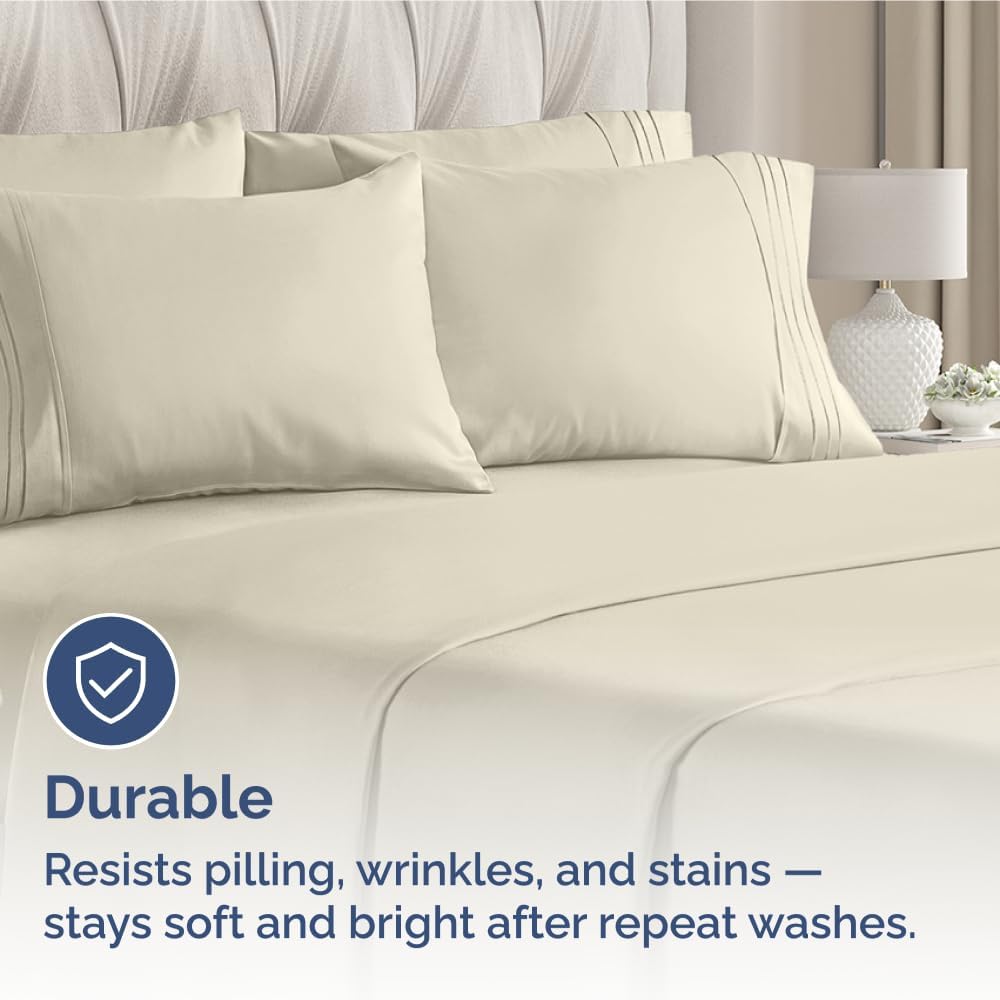 CGKUnlimited Queen Pillow Cases Set of 6 - Ultra Soft Hotel Quality Pillowcase Covers - Comfy & Wrinkle Free - Shrink, Stain and Fade Resis…