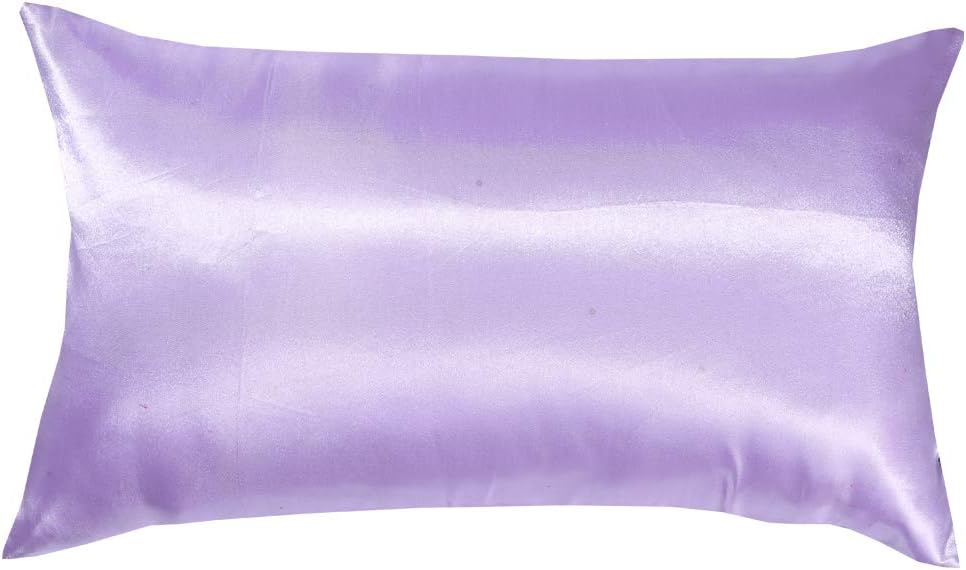 Poise3EHome 12x20inches Sequin Throw Pillow Covers Decorative Pillow Covers for Couch, Bed, Living Room, Christmas (Lavender, 2PCS)