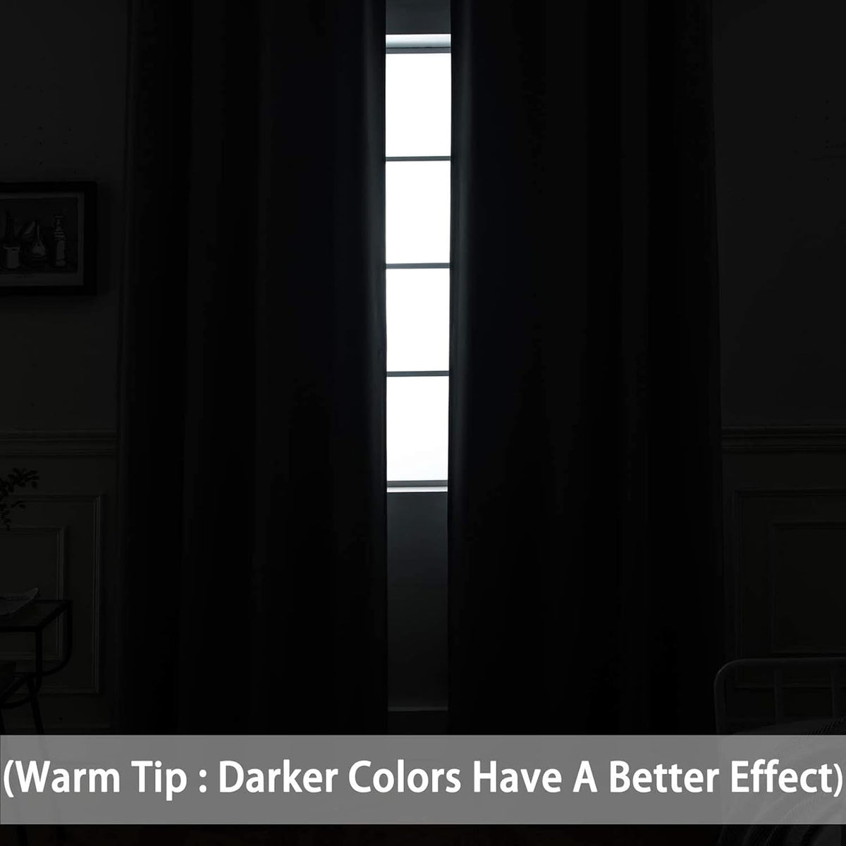 Yakamok Dark Green Blackout Curtains for Bedroom, Room Darkening Thermal Insulated Grommet Window Curtains, Light Blocking Blackout…