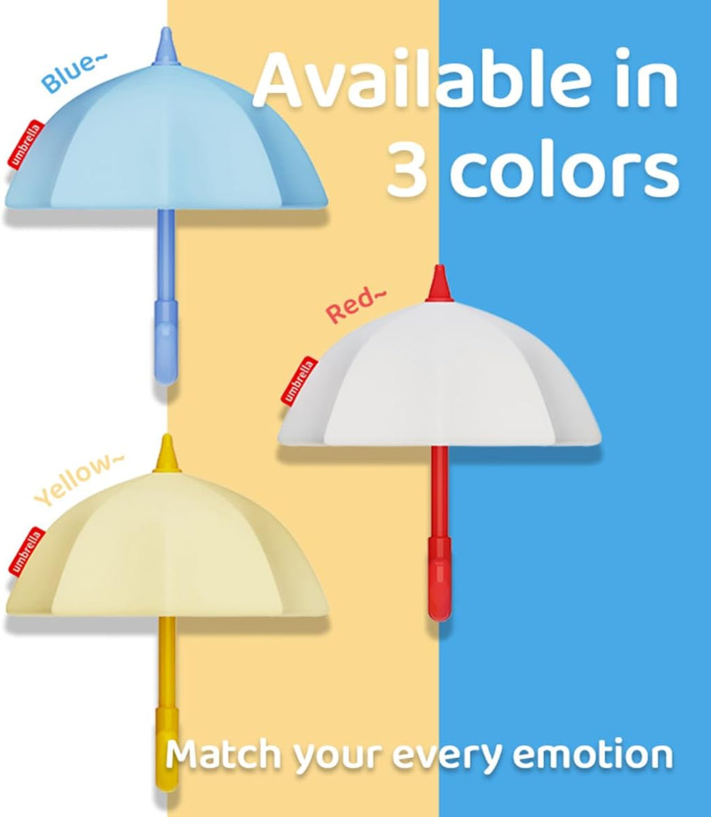 Umbrella Night Light for Kids, Light-Up Magnetic Fridge Lamp, Rechargeable Silicone Lamp for Baby Nursery,3 Levels Dimmable 30 minute…