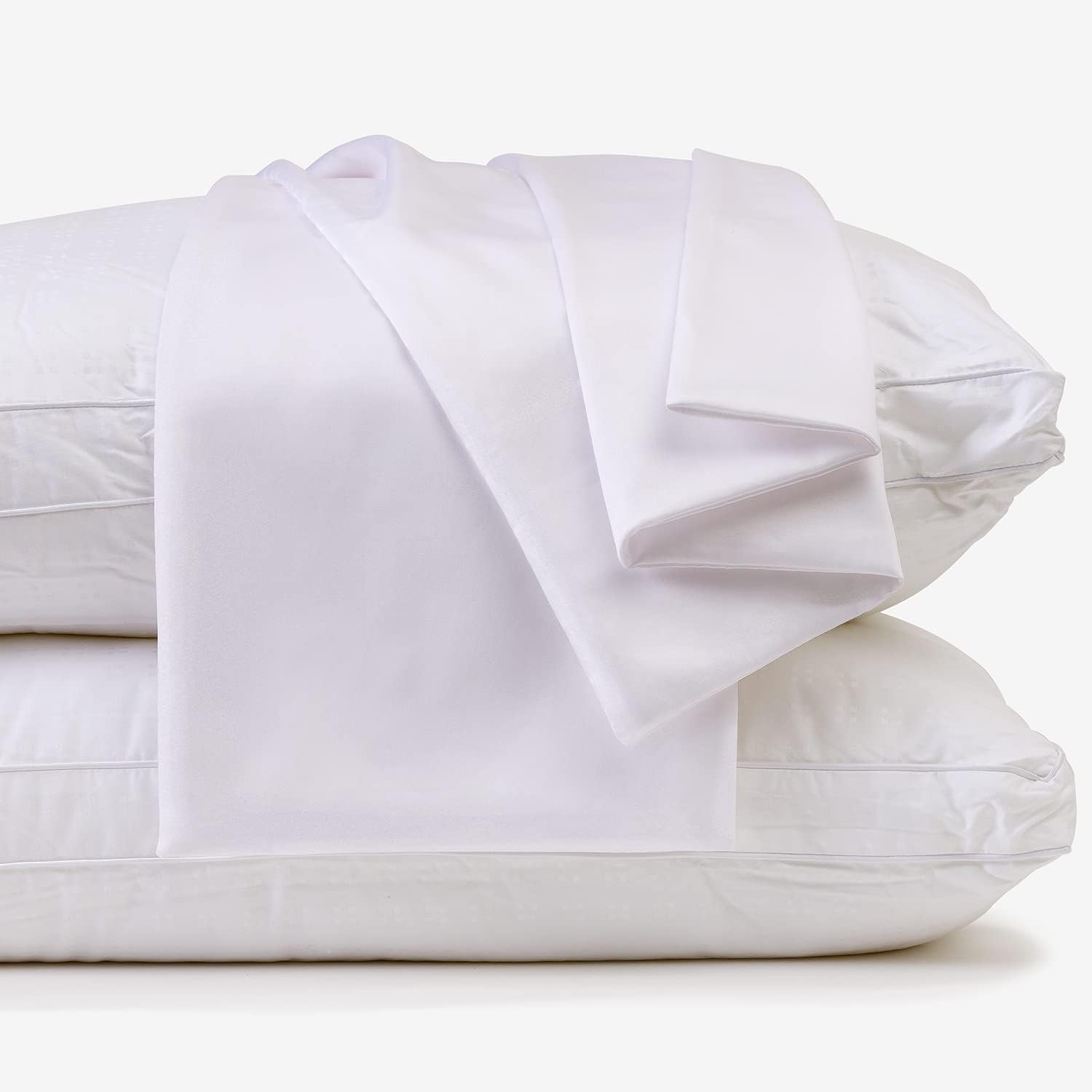 Micropuff Body Size (20 X 55) Pillow Protectors with Zipper - 2 Pack - Soft and Breathable Hypoallergenic Pillow Cover. Pillowcase…