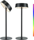 Cordless Lamp, Rechargeable Table Lamp, Battery Operated, RGB Dimmable Touch Control, 3 Color Temperatures, LED Memory Function, Portable…
