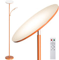 Marctronic Orange Floor Lamps for Living Room, 44W/4500LM Super Bright 2 in 1 LED Floor Lamp with Remote, Stepless Dimmable 50FT blue