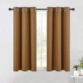NICETOWN Sleek Blackout Curtains 54 inches Length for Small Windows, Noise Reducing and Block Draft Panels for Door Doorway Laundry…