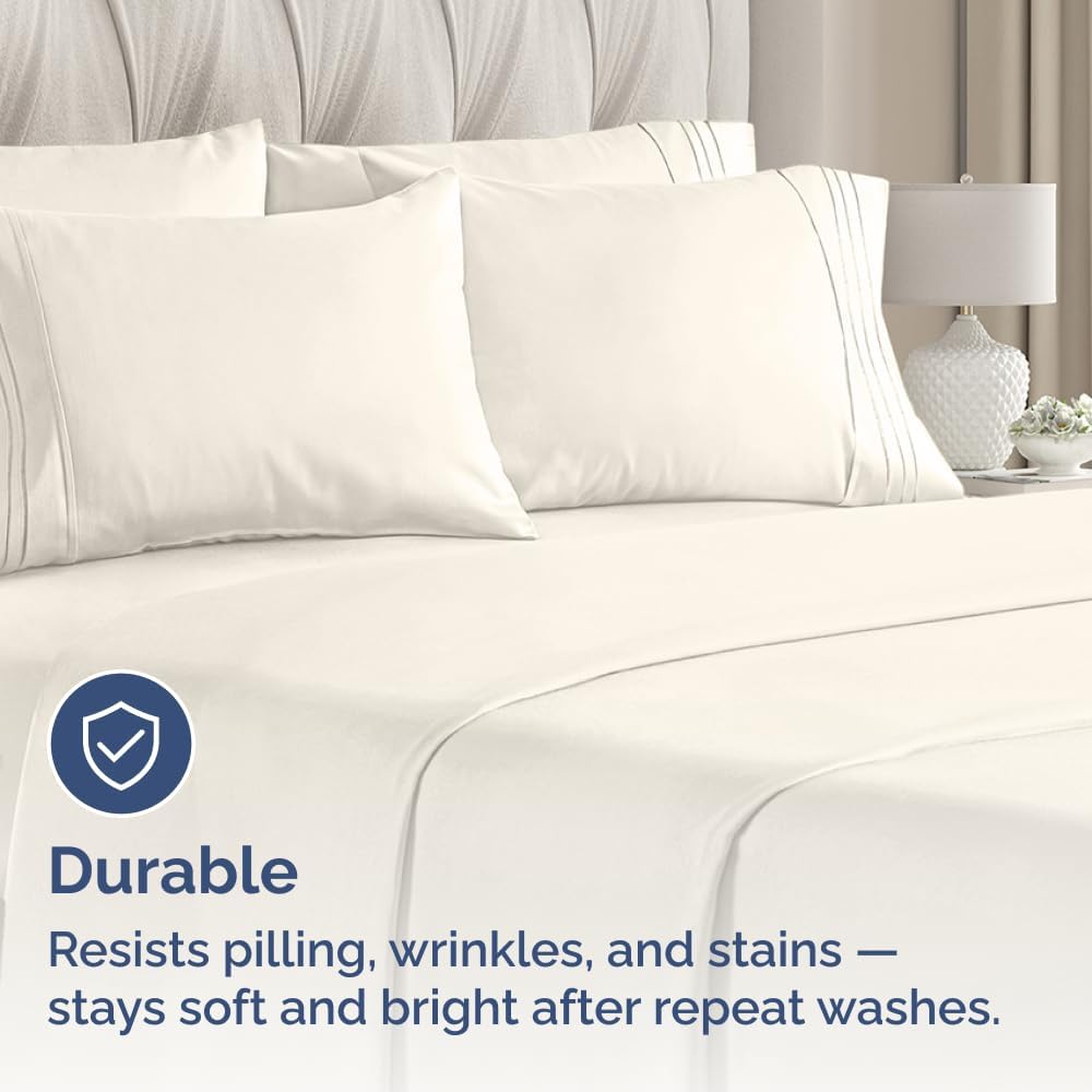 Standard Pillow Cases Set of 6 - Ultra Soft Hotel Quality Pillowcase Covers - Comfy, Cozy & Wrinkle Free - Shrink, Stain & Fade Resistant…