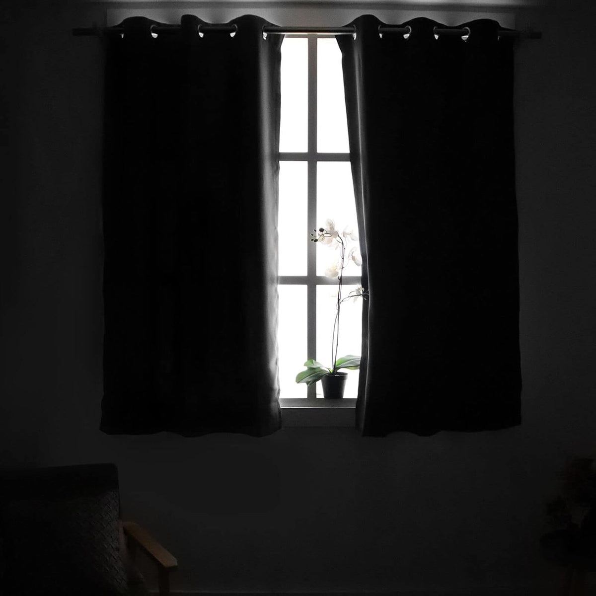 YoungsTex Blackout Curtains for Bedroom 63 Inch Length - Thermal Insulated Window Drapes with Grommet Room Darkening Privacy for Living Roo…