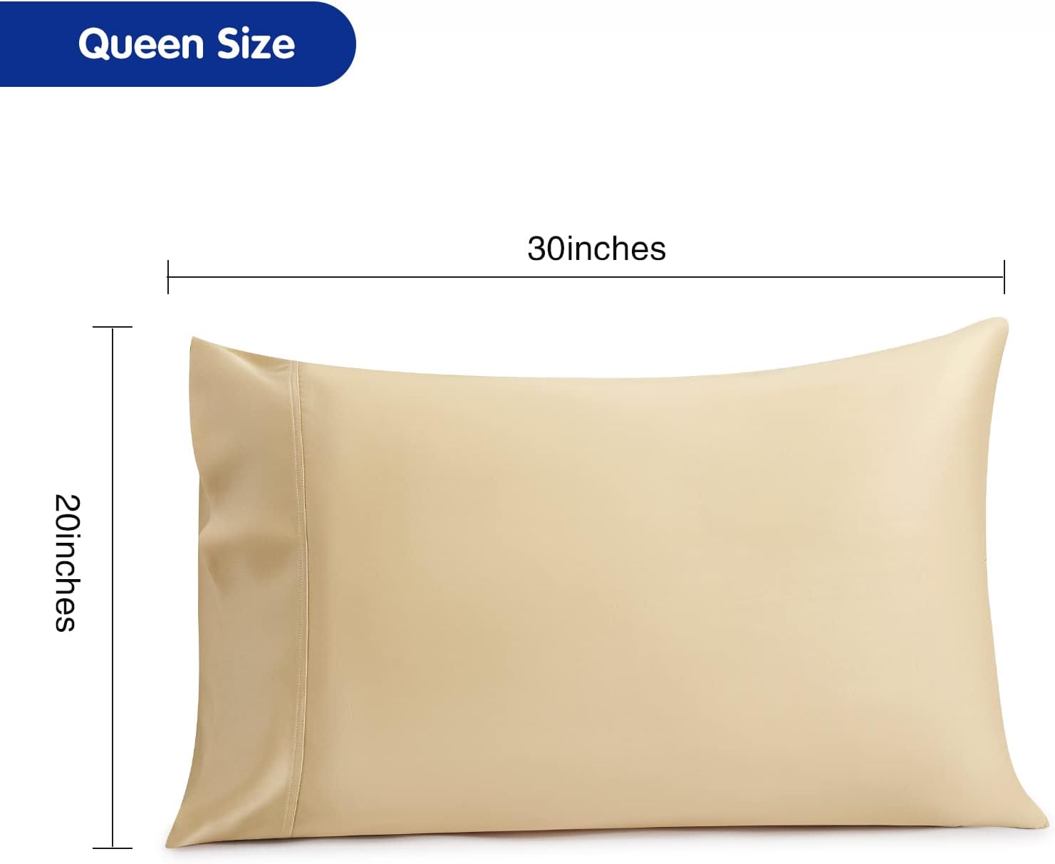 Stnomyhome 100% Eucalyptus Tencel Lyocell Cooling Pillowcase Set of 2, Moisture Wicking, Temperature Regulating, Soft &Smooth Sateen Pillow…