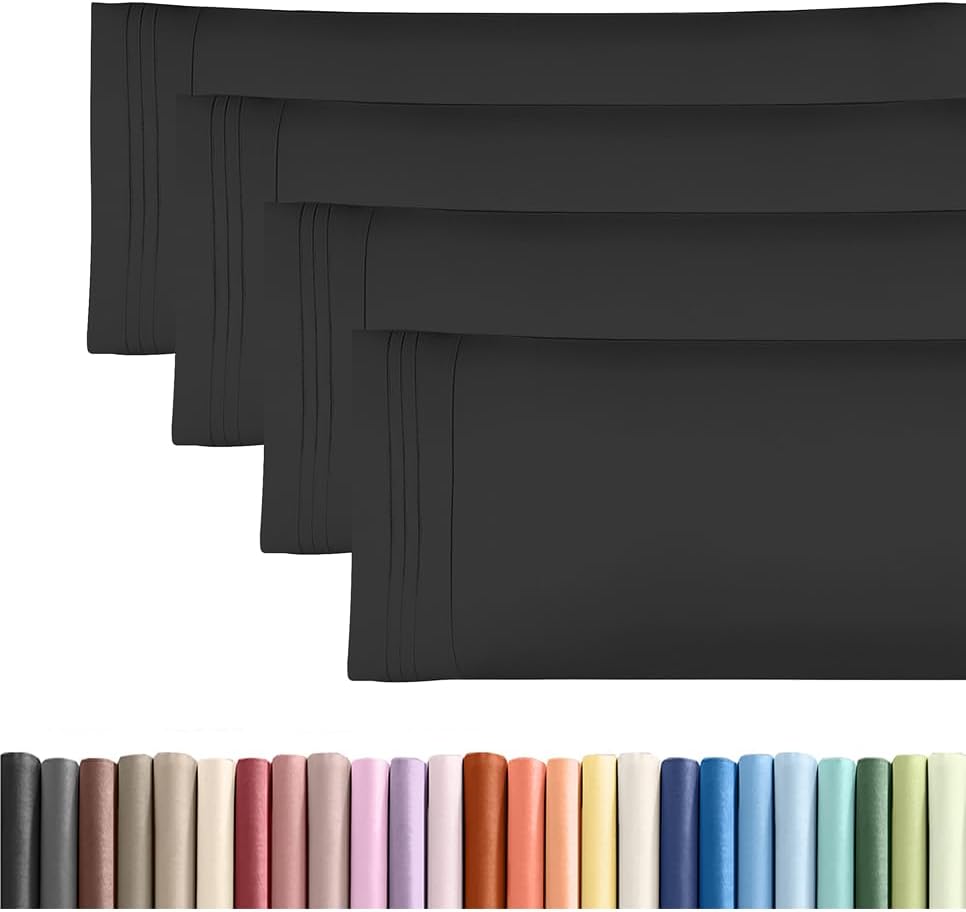 Body Pillowcases Set of 4-20x54 Long Body Pillow Case - Soft Body Pillow Cover for Sleeping & Side Sleepers - Comfy, Cozy Breathable &…