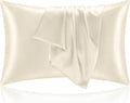 Bedelite Satin Pillowcase for Hair and Skin, Super Soft and Cooling Similar to Silk Pillow Cases 2 Pack with Envelope Closure, Gift for Wom…