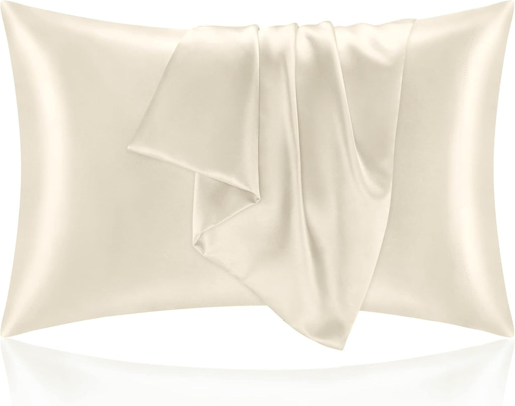Bedelite Satin Pillowcase for Hair and Skin, Super Soft and Cooling Similar to Silk Pillow Cases 2 Pack with Envelope Closure, Gift for Wom…